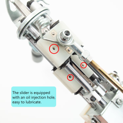 DUO tuftepistol / tufting maskine - GUL