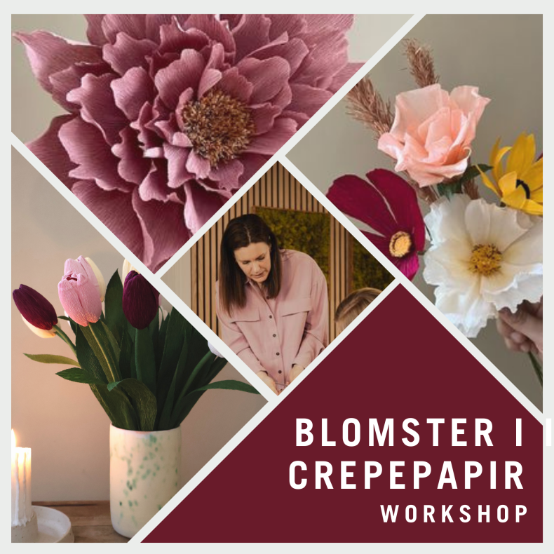 Blomster i Crepepapir - 18/10 - kl. 10 - 13