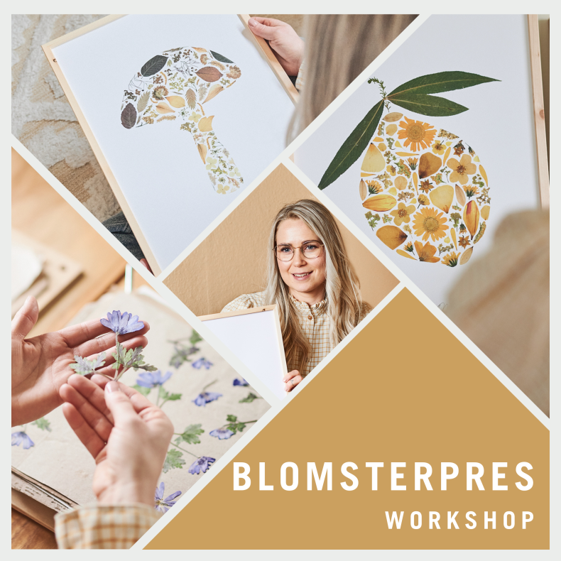 Blomsterpres Workshop - 7/10 kl. 18.30-21.00