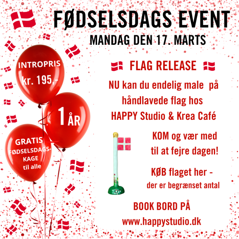 MANDAG: Mal p hndlavede flag